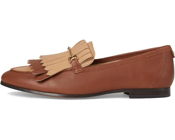 Лоферы Sam Edelman Liz из состаренной кожи с килти и металлической пряжкой