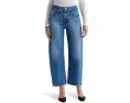 Джинсы AG Jeans Hattie с высокой посадкой и бочкообразным кроем в цвете Candid