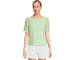 Трикотажный топ Sebene с рукавами в мелкую дырочку от Lilly Pulitzer