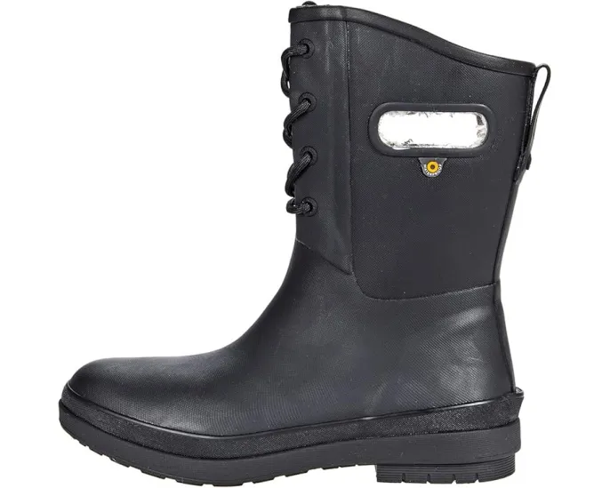 Bogs Amanda Plush II Lace Водонепроницаемые ботинки на шнуровке с искусственным мехом