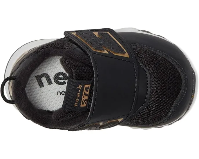 New Balance Kids 574 New-B кроссовки на липучке для малышей с широким носком
