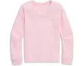 Футболка Vv98 Football с длинным рукавом и карманом для детей Vineyard Vines Kids