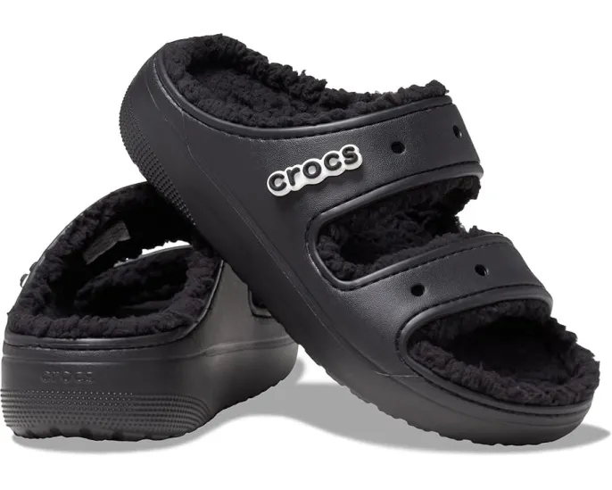 Сандалии Crocs Classic Cozzzy с мягкой подкладкой и высокой подошвой