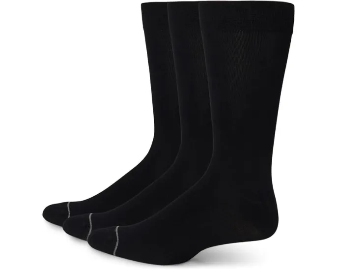 Набор из 3-х пар мужских носков Florsheim Bamboo Flat Crew из бамбука