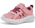 Кроссовки Charged Assert 11 Alternate Closure Under Armour для малышей Posh Pink