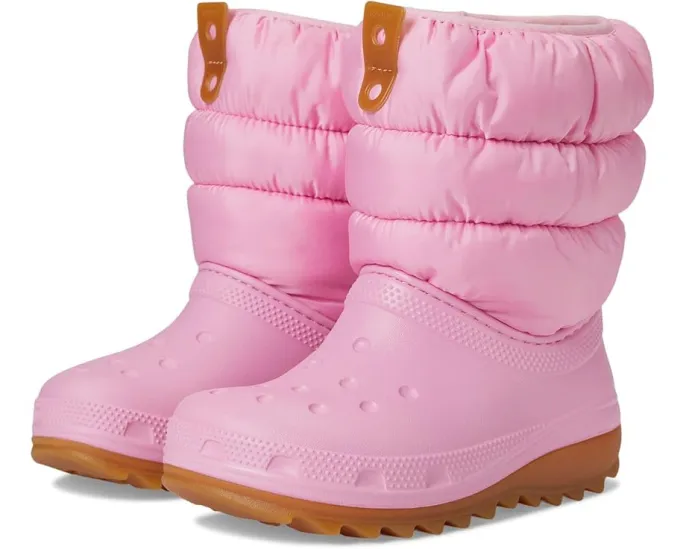 Детские зимние сапоги Crocs Classic Neo Puff с искусственным мехом