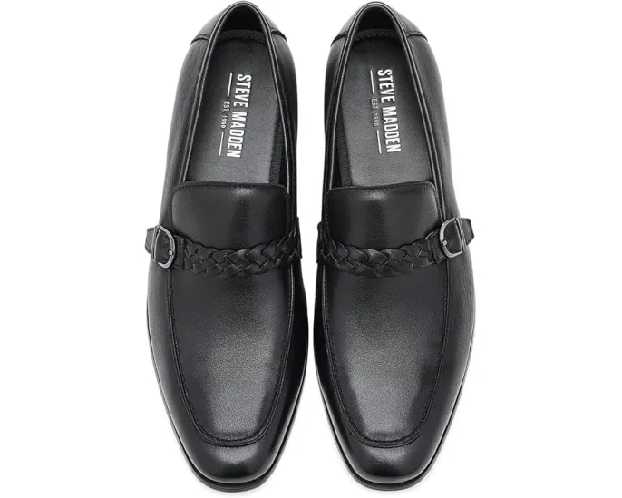 Лоферы Steve Madden Chauncey из кожи с плетеным ремешком