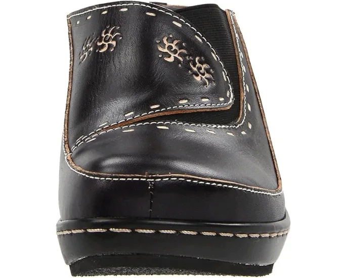 Клоги L'Artiste by Spring Step Chino с ручной росписью и цветочным узором