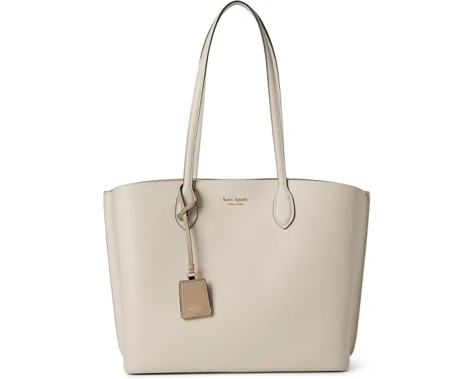 Kate Spade New York рабочая сумка тоут Suite из зернистой кожи с двумя отделениями