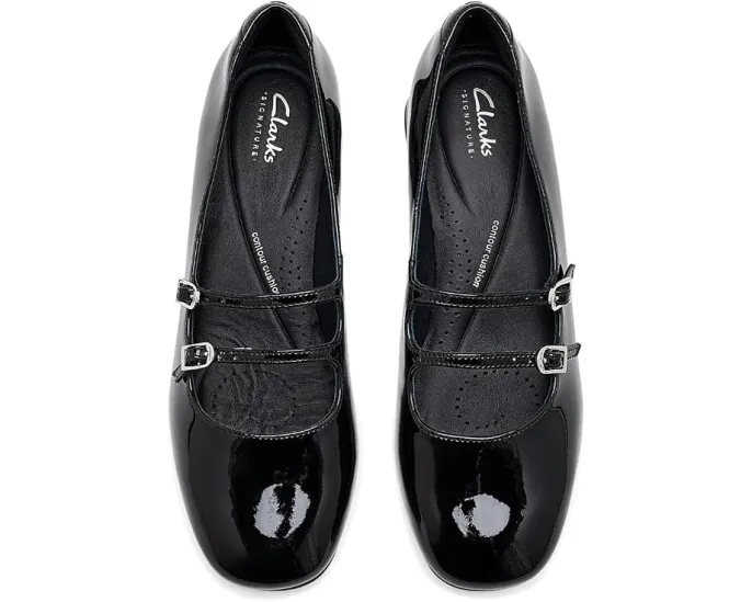Туфли Clarks Daiss 30 Shine с блестящей лакированной кожей