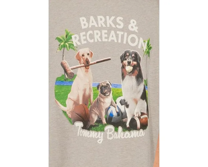 Футболка Tommy Bahama Barks And Recreation с графическим принтом на спине