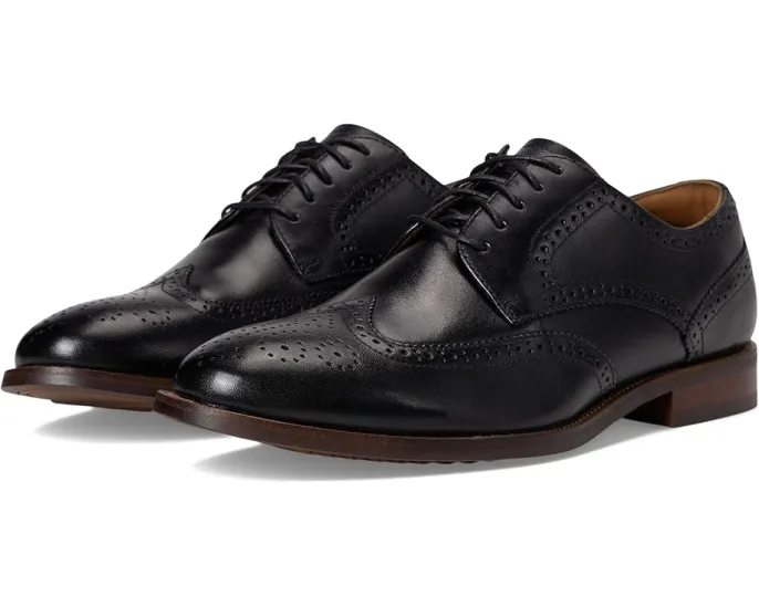 Оксфорды Florsheim Rucci Wing Tip с круглым носком и декоративным перфорированным узором