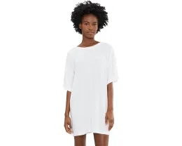 Платье-квадрат Norma Kamali Short Sleeve Boxy Mini Dress с коротким рукавом
