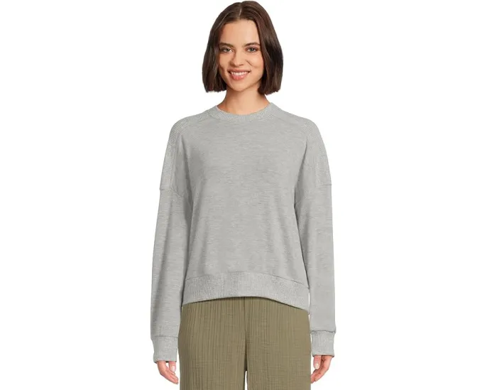 Свитер Michael Stars с круглой горловиной и ребристыми деталями