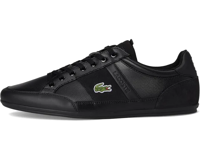 Кроссовки Lacoste Chaymon Tonal с кожаным верхом и контрастной окантовкой
