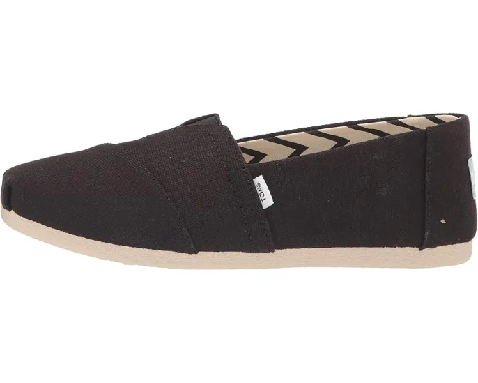 TOMS Классические альпаргаты широкой полноты с эластичной панелью и стелькой с поддержкой свода