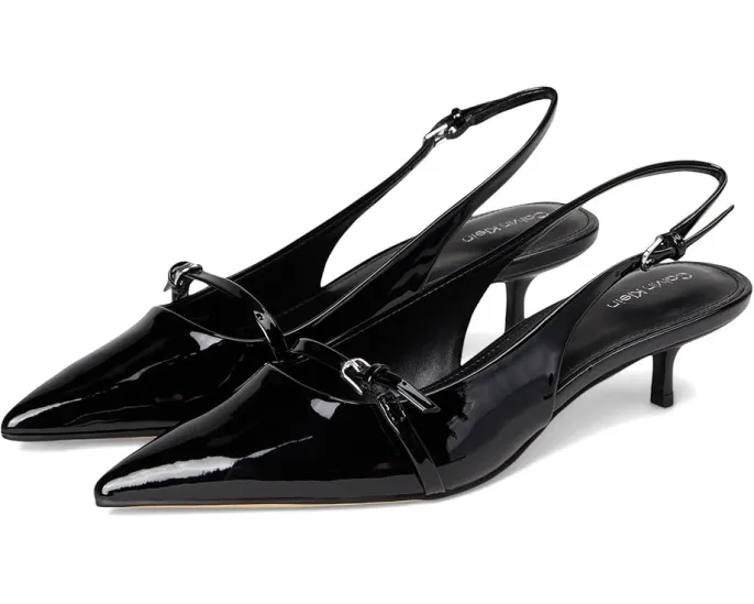 Туфли-лодочки Calvin Klein Simira с ремешком на щиколотке и каблуком kitten heel