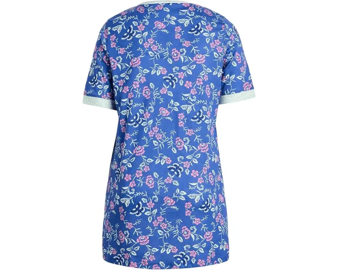 Ночная сорочка Karen Neuburger больших размеров с рукавом до локтя