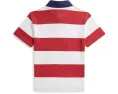 Рубашка-регби Polo Ralph Lauren из хлопкового джерси в полоску с коротким рукавом для детей старшего возраста