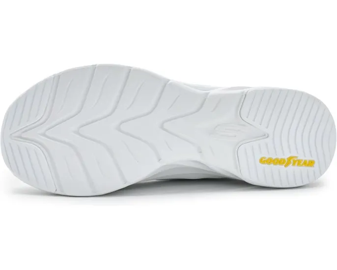 Кроссовки SKECHERS Arch Fit Glide Step с кожаным верхом и технологией поддержки свода стопы