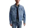 Джинсовая куртка AG Jeans Dart Classic Trucker из мягкого денима