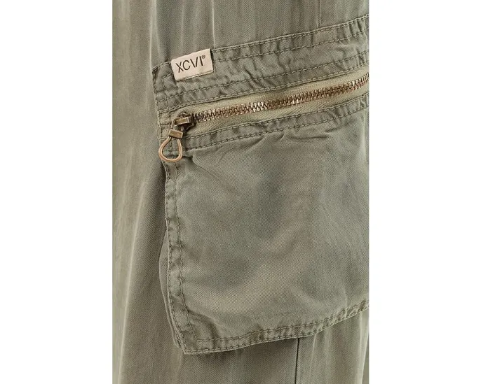 Брюки XCVI Britte из лиоцелла с карманами на молнии и эластичным поясом