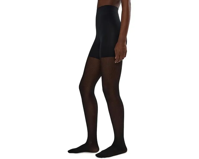 Колготки Wolford Backseam Illusion с утягивающим эффектом и геометрическим узором