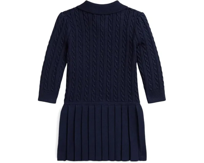 Платье-свитер Polo Ralph Lauren Kids Mini-Cable Polo для малышей