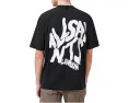 Футболка Orlando Short Sleeve Crew от AllSaints из хлопка с прямым подолом