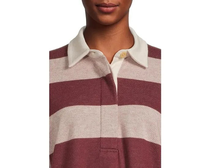 Свитер регби Faherty Legend из ультрамягкой ткани с воротником