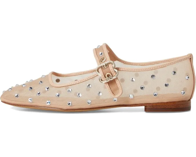 Балетки Sam Edelman Michaela Shine с стразами и квадратным носком