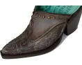 Мюли Corral Boots Lady с вышивкой и заклепками на каблуке 4 дюйма