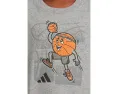 Детская футболка Adidas Sport Graphic Heather с длинным рукавом