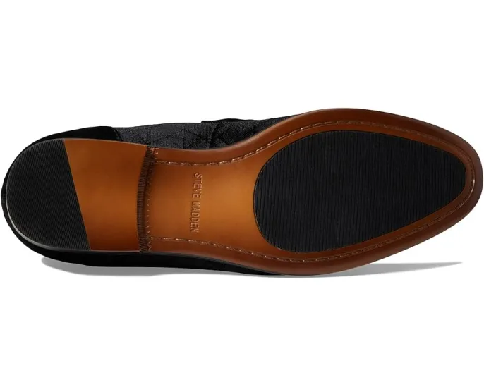 Steve Madden бархатные лоферы Linc с мокасиновым носком и металлической фурнитурой