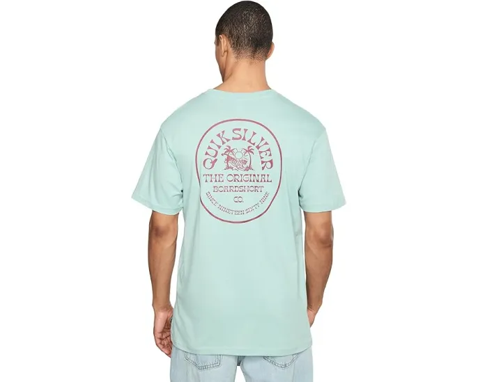 Футболка Quiksilver In The Wild с принтом из мягкого хлопка 180 г/м²