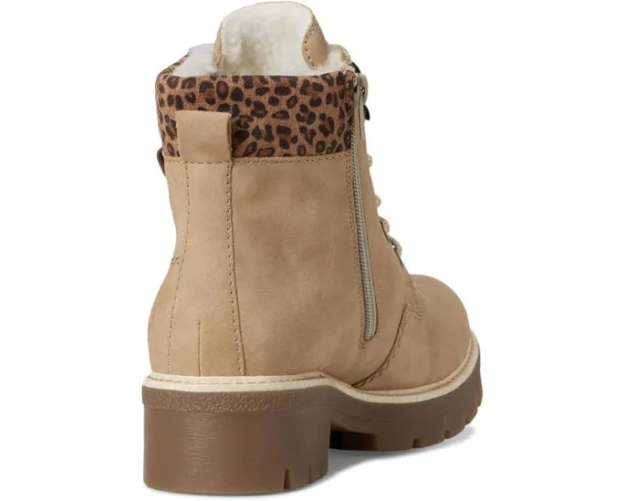 Ботинки Rieker Sabrina 18 на шнуровке с меховым кантом