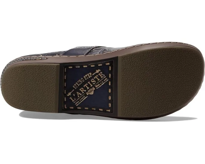 Clogs L'Artiste by Spring Step Elkayjay с ручной росписью и платформой