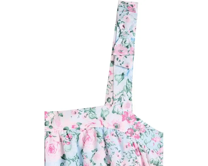 Яркое платье с ярусами и цветочным принтом от Janie and Jack