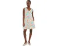 Floral Bow Strap A-Line Dress