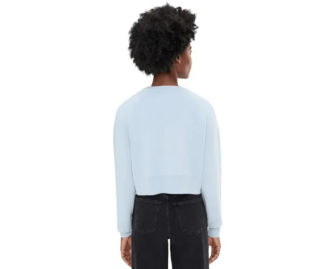 Укороченный кардиган Madewell с регланными рукавами из мериносовой шерсти
