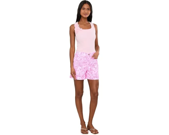 Топ Aricia Knit от Lilly Pulitzer с цветочными аппликациями