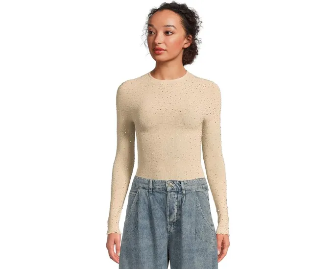 Боди Night Sky с длинными рукавами и вставками из сетки от Free People