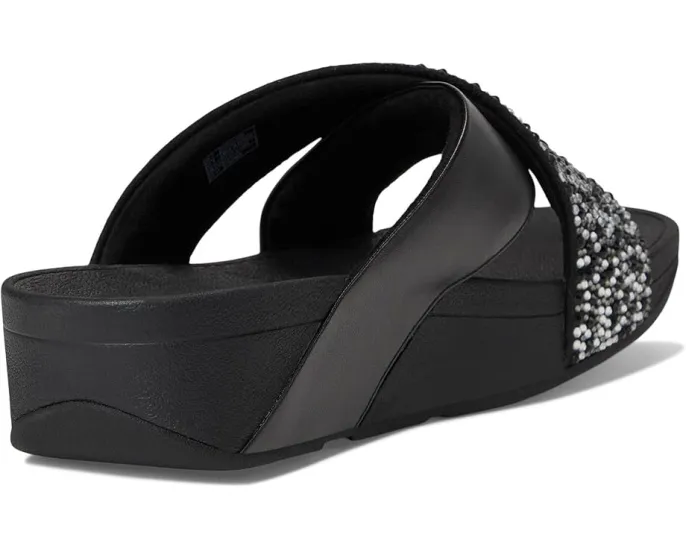 FitFlop Сланцы Lulu Crystal-Mix с кристаллами и технологией MicroWOBBLEBOARD