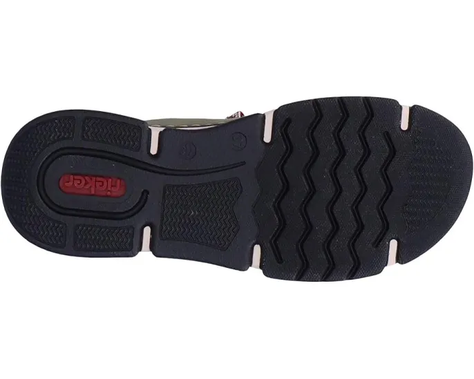 Кроссовки Rieker Angela 73 с технологией Antistress и боковой молнией