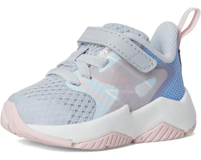 Детские кроссовки New Balance Rave Run v2 с эластичными шнурками и верхней липучкой для малышей