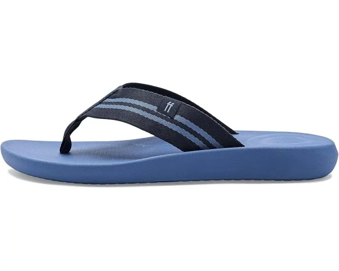 Шлепанцы FitFlop Iqushion с двумя полосками и перепонками