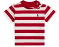 Polo Ralph Lauren Kids полосатая футболка из хлопкового джерси для младенцев
