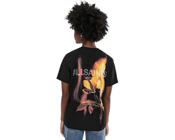 Футболка AllSaints Blaze Bf с принтом и свободным кроем