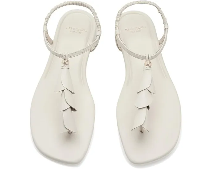 Сандалии Lily Thong от Kate Spade New York с кожаным верхом и квадратным носком