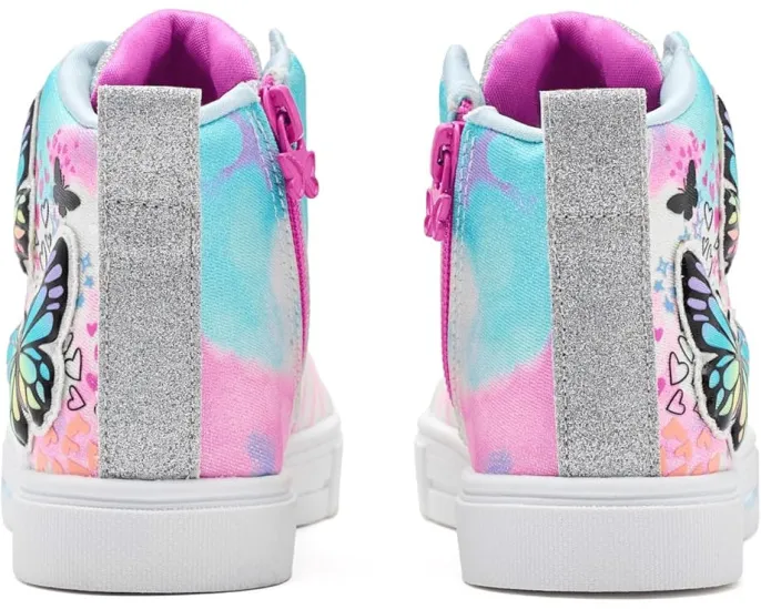 Детские кроссовки SKECHERS KIDS Twinkle Sparks с подсветкой и аппликациями